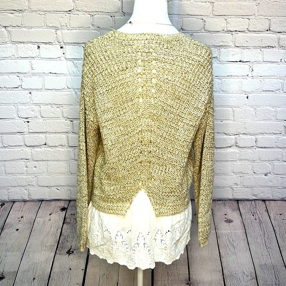 Altar’d State Eyelet Hem Sweater - Picture 3 of 5